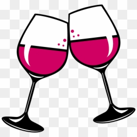 Wine Glass Red Wine White Wine Clip Art - Wine Glass Clipart, HD Png Download - wine glass clip art png