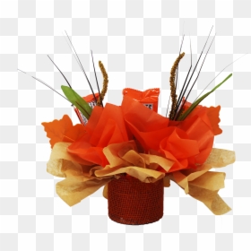 Reese"s Peanut Butter Candy Bouquet Back View - Garden Roses, HD Png Download - reese's png