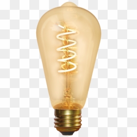 Industville Vintage St64 Spiral Led Edison Bulb Light - Incandescent Light Bulb, HD Png Download - edison bulb png