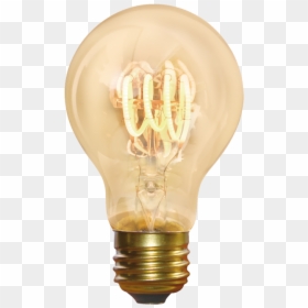 Industville Vintage A60 Spiral Led/edison Lightbulb - Incandescent Light Bulb, HD Png Download - edison bulb png