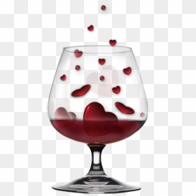Tube Verre À Vin Rouge, HD Png Download - wine glass clip art png