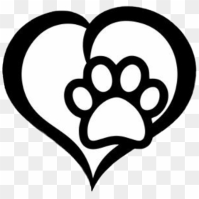 Dog Paw Icon , Transparent Cartoons - Fancy Paw Print Silhouette, HD Png Download - white paw png