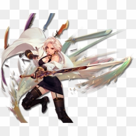 Anime Character Concept Art, HD Png Download - energy sword png