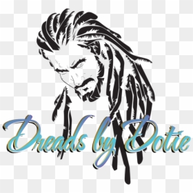 Clip Art Collection Of Free Drawing - Man With Dreadlocks Silhouette, HD Png Download - dreadlock png