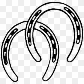 Clip Free Download Best - Horseshoe Clip Art Black And White, HD Png Download - horseshoe clipart png