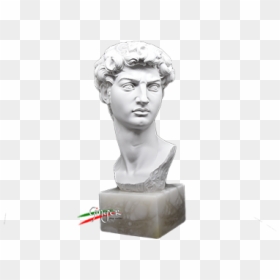 David Di Michelangelo, Statue Made In Italy - Bust, HD Png Download - marble bust png