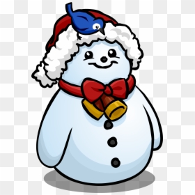 Santa Hat Snowman Sprite - Club Penguin Nutcracker Furniture, HD Png Download - snowman hat png