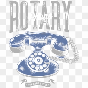 Illustration, HD Png Download - rotary phone png