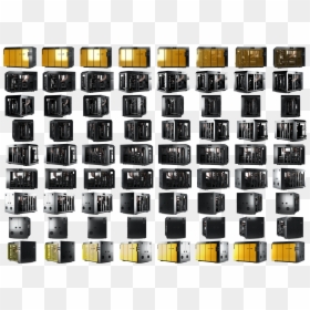 Industrial Rotary Screw Air Compressors From 25 To - Aerial Photography, HD Png Download - rotary phone png