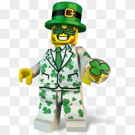 Patrick O"shamrock - St Patrick's Day Lego Man, HD Png Download - leprechaun beard png