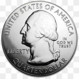 Coin United States Washington Quarter 50 State Quarters - Quarter, HD Png Download - quarter rest png