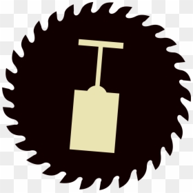 Circular Saw Blade Cutting Tool - Circular Saw Blade Logo Design, HD Png Download - circular saw blade png