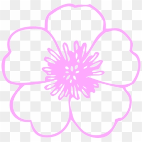 Flower, Huge Petals, Fresh, Pink, White - Flower Clip Art Free, HD Png Download - white petals png