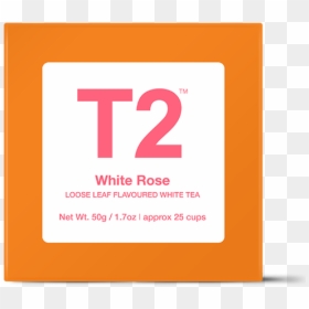 White Rose Loose Leaf Gift Cube - T2 Tea, HD Png Download - white petals png