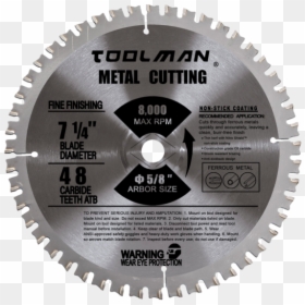 Picture 1 Of - Aluminium Cutting Blade, HD Png Download - circular saw blade png