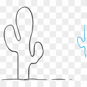 How To Draw Cactus - Drawing, HD Png Download - mexican cactus png