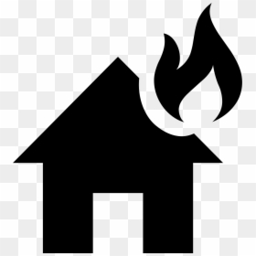 House Fire - House Fire Icon Png, Transparent Png - white fire png