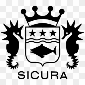Sicura Coat Of Arms With Logo - Illustration, HD Png Download - arms logo png