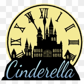 Clock Roman Numerals Png, Transparent Png - cinderella logo png