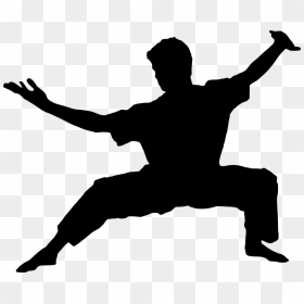 Baguazhang - Kung Fu Silhouette Png, Transparent Png - karate silhouette png