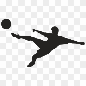 Football Player Clip Art Vector Graphics Silhouette - Vector Soccer Player Silhouette, HD Png Download - soccer player silhouette png