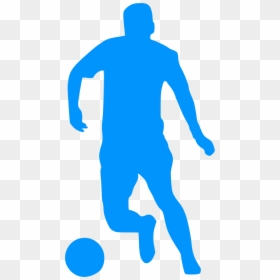 Silhouette Football 11 Clip Arts - Logo Sepak Bola Kartun, HD Png Download - soccer player silhouette png
