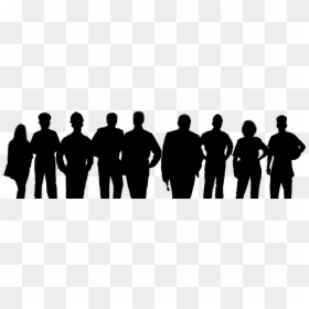 Team Of Workers Silhouette, HD Png Download - construction silhouette png