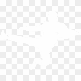 Silhouette, HD Png Download - karate silhouette png