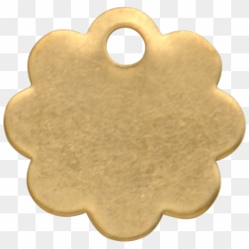 Garment Check Tag - Gingerbread, HD Png Download - flower shape png
