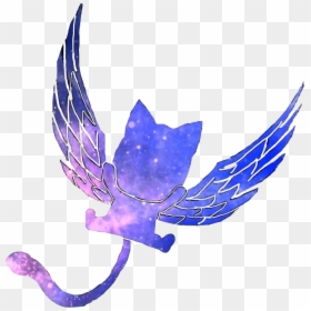 Fairytail Happy Anime Cat Flyingcat Galaxy Freetoedit - Happy Fairy Tail Png, Transparent Png - fairy tail happy png