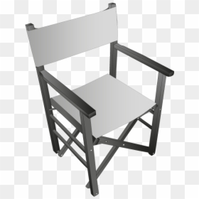 Folding Chair, HD Png Download - director chair png