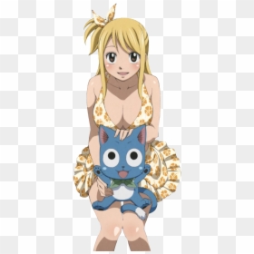 Renders Fairy Tail - Lucy Heartfilia Wall Scroll, HD Png Download - fairy tail happy png