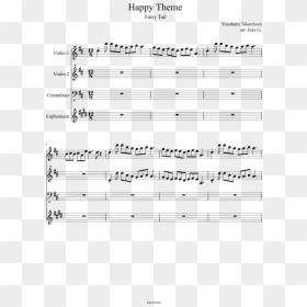 Hat Dance Trumpet Sheet Music, HD Png Download - fairy tail happy png