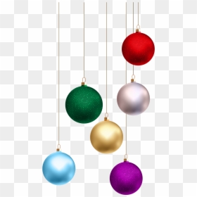 Christmas Hanging Ball - Christmas Balls Transparent Background, HD Png Download - hanging christmas ornament png