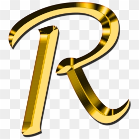 Golden Letter R Png, Transparent Png - rated r png
