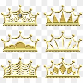 Gold, HD Png Download - gold crown png