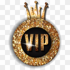 Pink Background Vip, HD Png Download - gold crown png