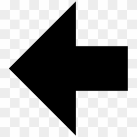Left Arrow Png Transparent Black, Png Download - black arrow png