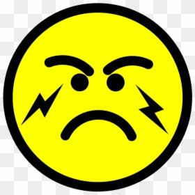 Gele Smiley, HD Png Download - angry emoji png