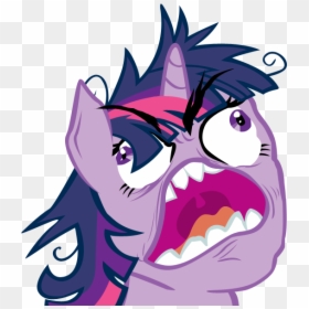 Twilight Sparkle Rage Meme, HD Png Download - rage face png