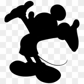 Mickey Mouse Silhouette Transparent, HD Png Download - mickey png