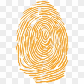 Yellow Fingerprint Png, Transparent Png - fingerprint png