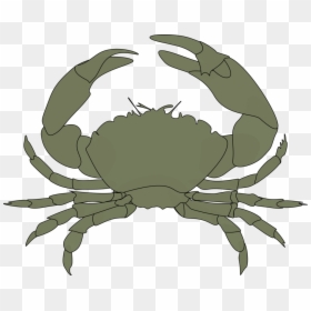 Crab Clipart Black, HD Png Download - crab png