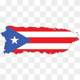 Puerto Rico Map Flag, HD Png Download - puerto rico flag png