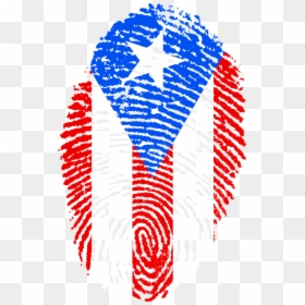 Puerto Rico Flag Fingerprint, HD Png Download - puerto rico flag png