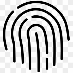 Fingerprint Icon Svg, HD Png Download - fingerprint png