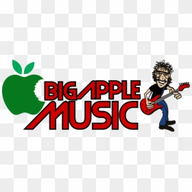 Big Apple Music Logo, HD Png Download - apple music png