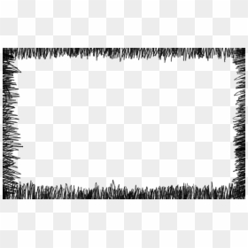 Scribble Border Transparent, HD Png Download - white rectangle png