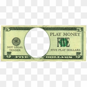 5 Dollar Bill Small, HD Png Download - money emoji png