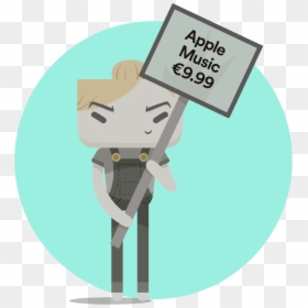 Cartoon, HD Png Download - apple music png